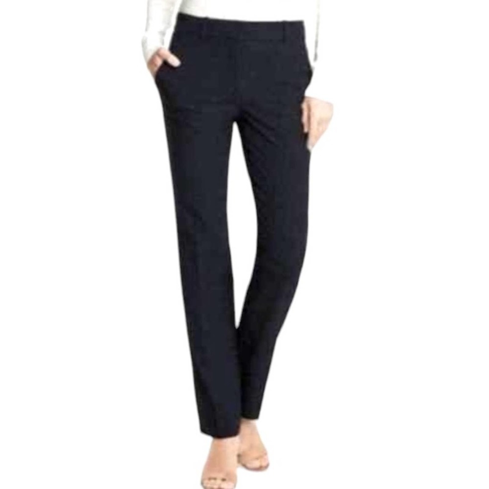 Diane Von Furstenberg Black Straight Leg Pants